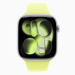 ساعت هوشمند 42 میلی متری اپل مدل Series 11 Aluminum Case با بند سیلیکونی