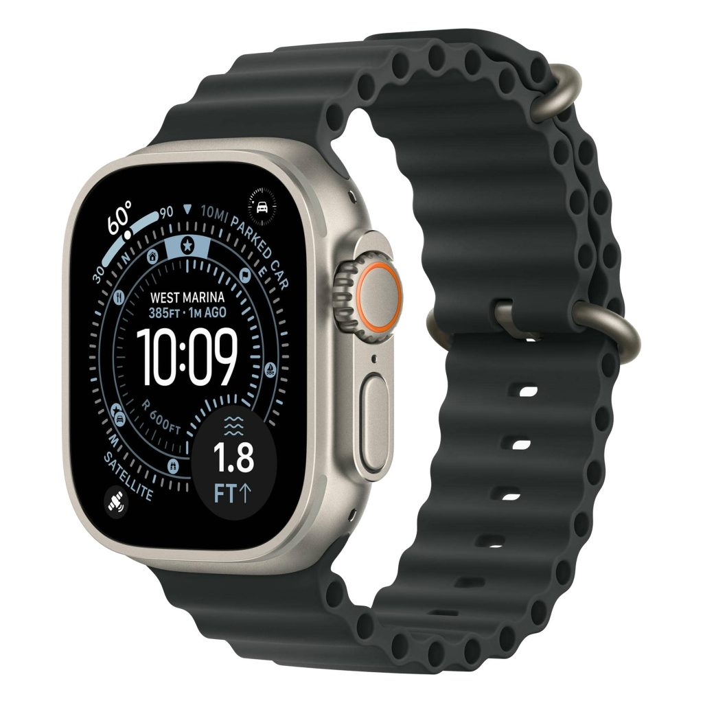 ساعت هوشمند 49 میلی متری اپل مدل Ultra 3 Black Titanium Case با بند Ocean