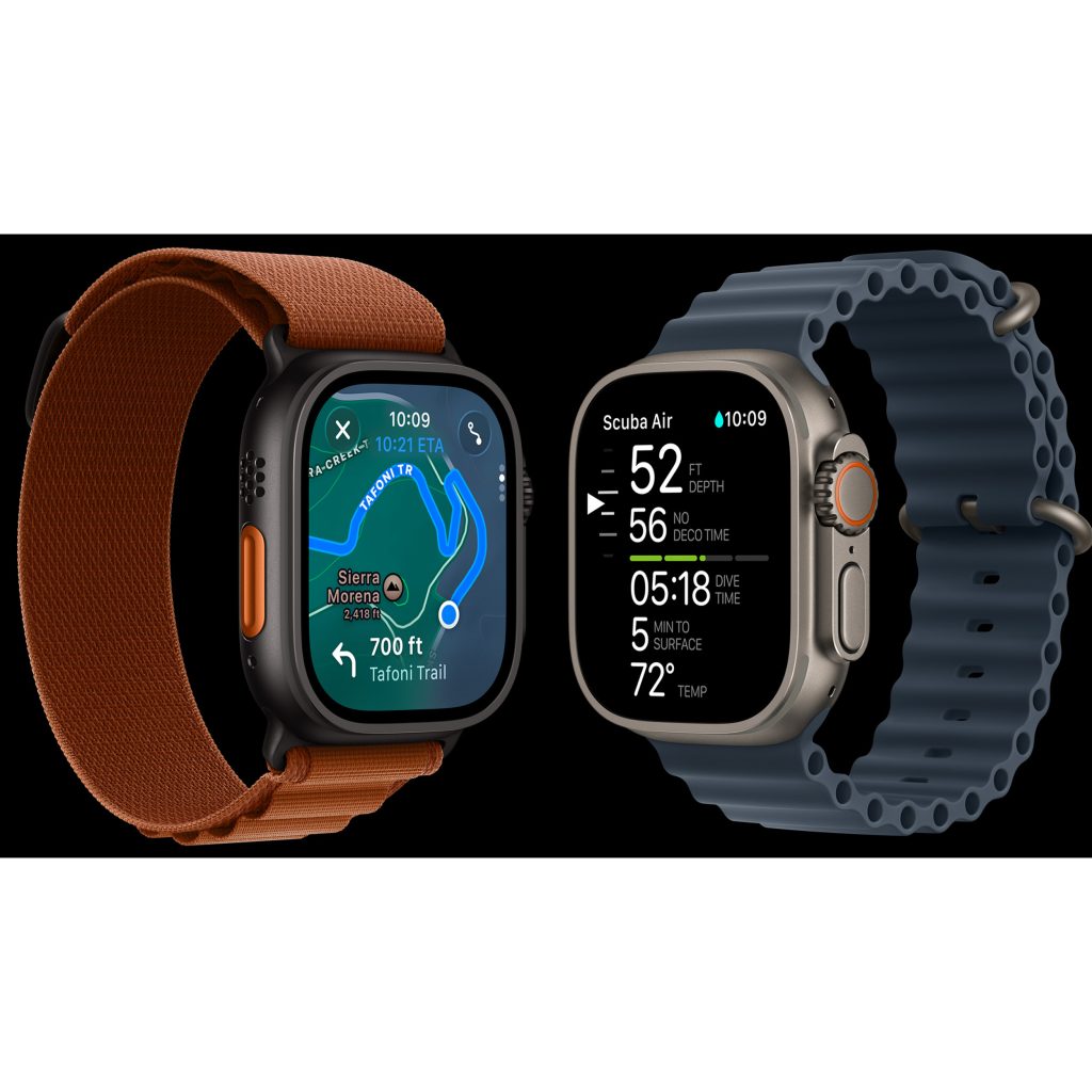 ساعت هوشمند 49 میلی متری اپل مدل Ultra 3 Black Titanium Case با بند Alpine