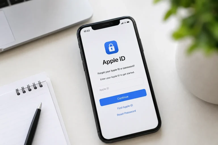 آموزش بازیابی رمز اپل آیدی